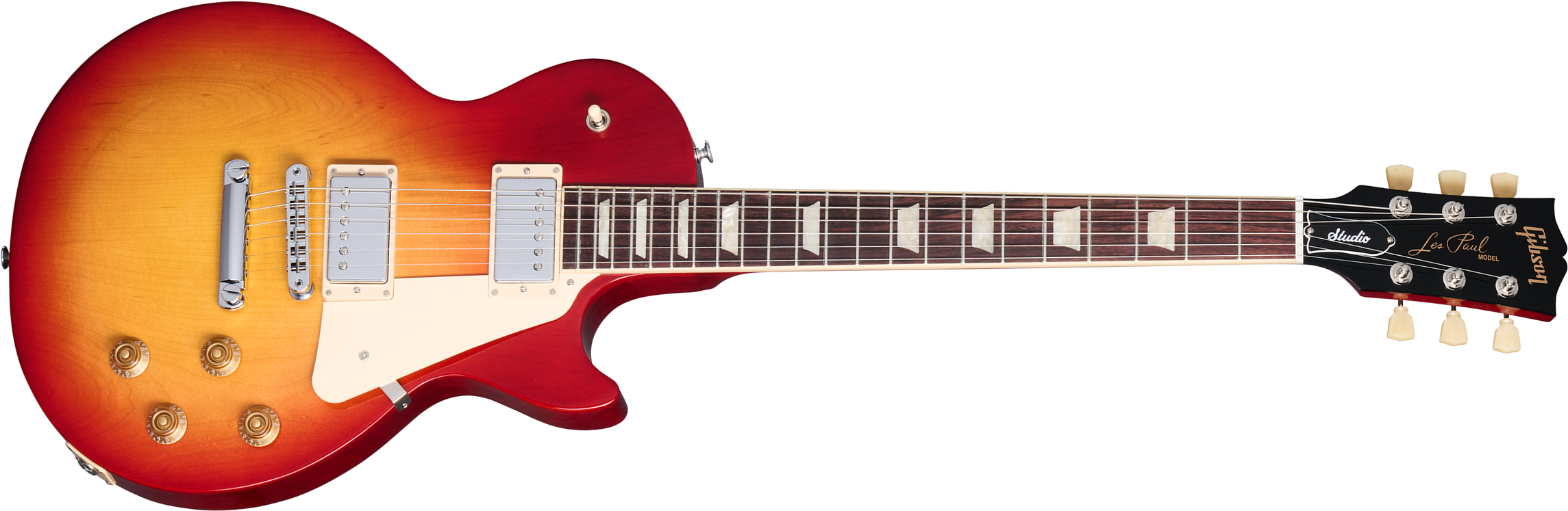 Gibson Les Paul Studio 2h Burstbucker Pro Ht Rw - Cherry Sunburst - Guitarra eléctrica de corte único. - Main picture