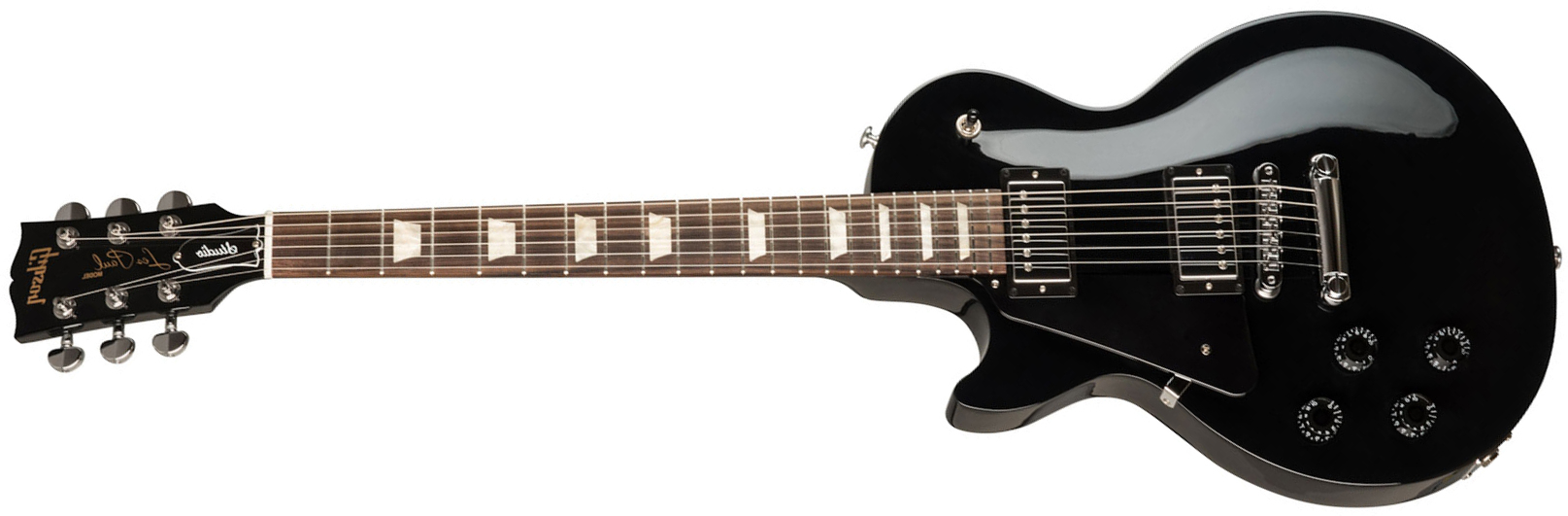 Gibson Les Paul Studio Modern 2020 Lh Gaucher 2h Ht Rw - Ebony - Guitarra electrica para zurdos - Main picture