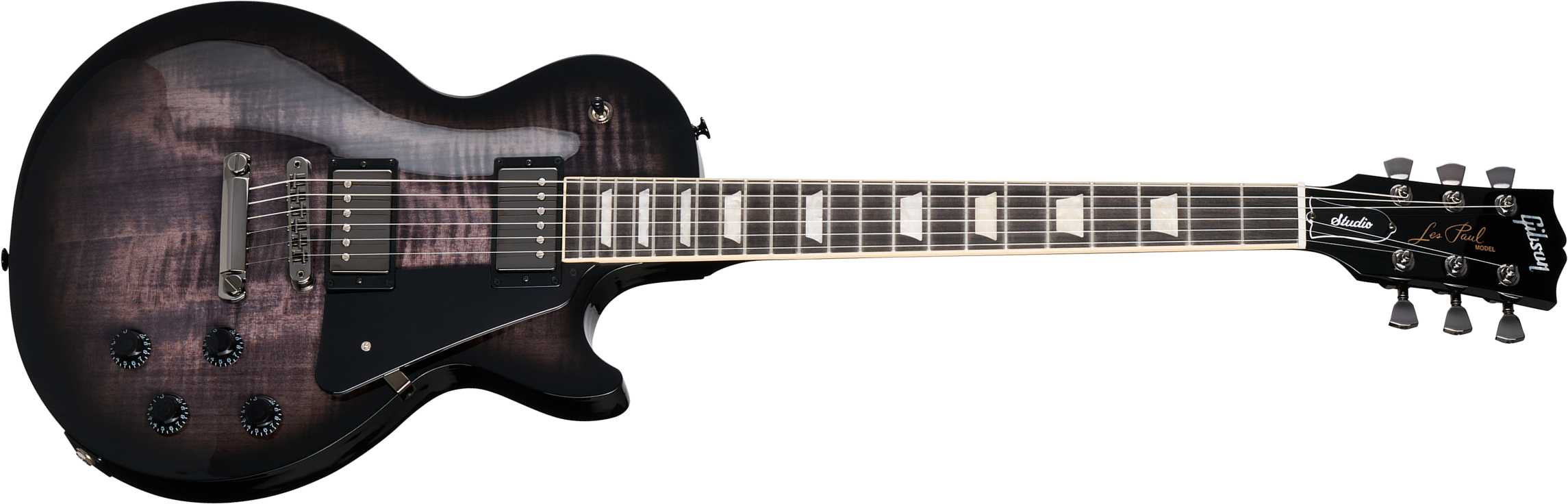 Gibson Les Paul Studio Session 2h Ht Eb - Translucent Ebony Burst - Guitarra eléctrica de corte único. - Main picture