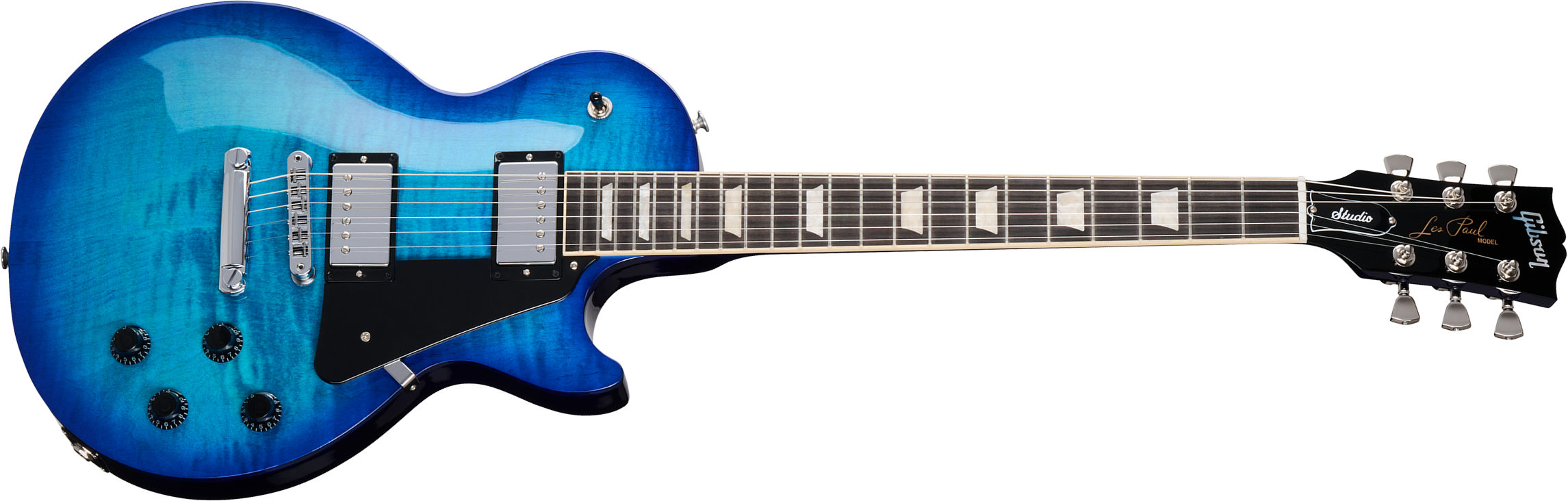 Gibson Les Paul Studio Session 2h Ht Eb - Cobalt Burst - Guitarra eléctrica de corte único. - Main picture