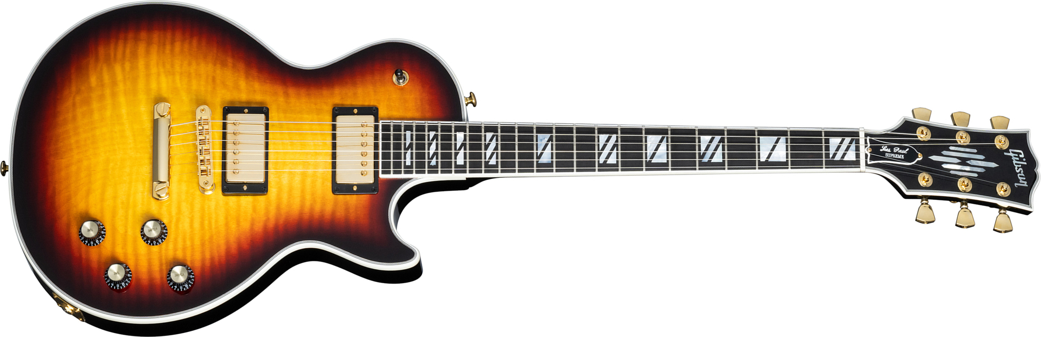 Gibson Les Paul Supreme 2023 2h Ht Eb - Fireburst - Guitarra eléctrica de corte único. - Main picture
