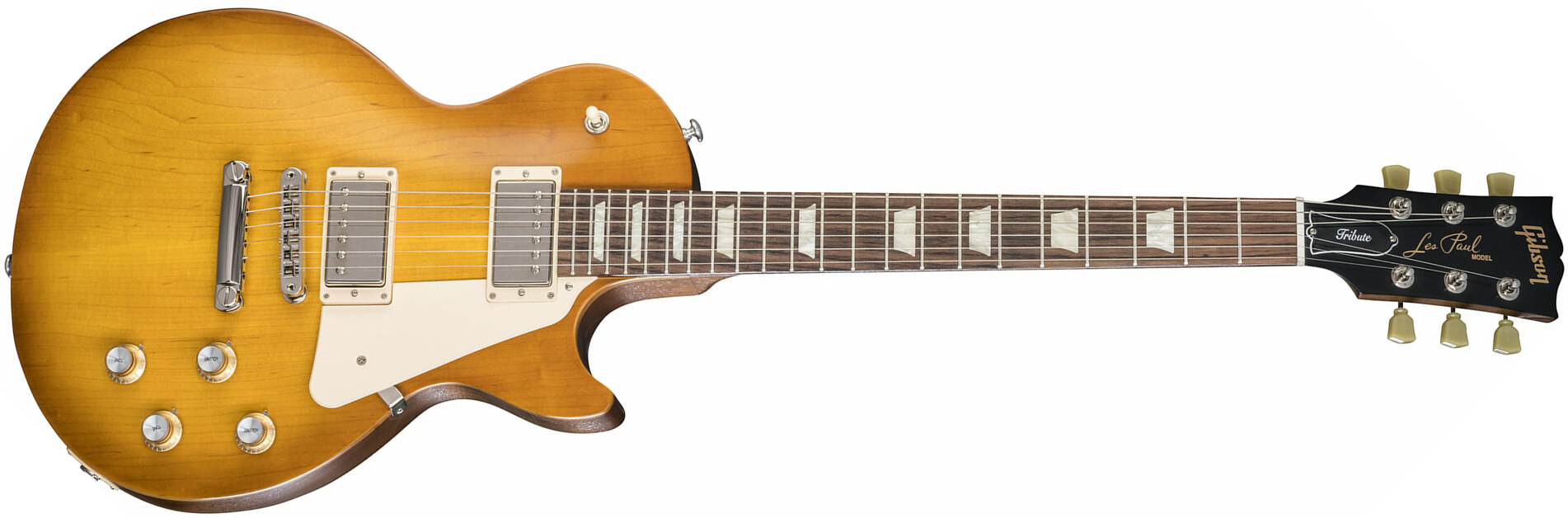 Gibson Les Paul Tribute 2018 - Satin Faded Honeyburst - Guitarra eléctrica de corte único. - Main picture