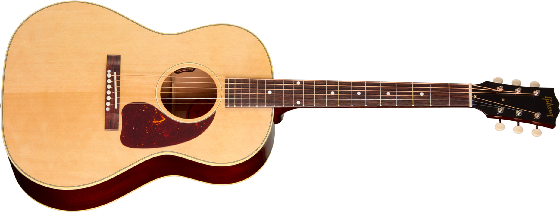 Gibson Lg2 50s Original (baggs Hifi Dna) Concert Epicea Acajou Rw - Antique Natural - Guitarra folk - Main picture