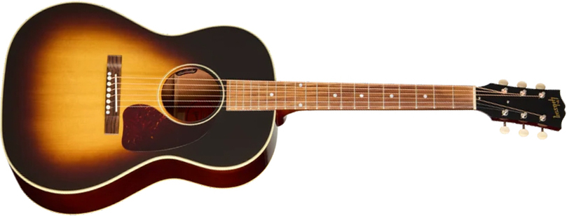 Gibson Lg2 50s Original (baggs Hifi Dna) Concert Epicea Acajou Rw - Vintage Sunburst - Guitarra folk - Main picture