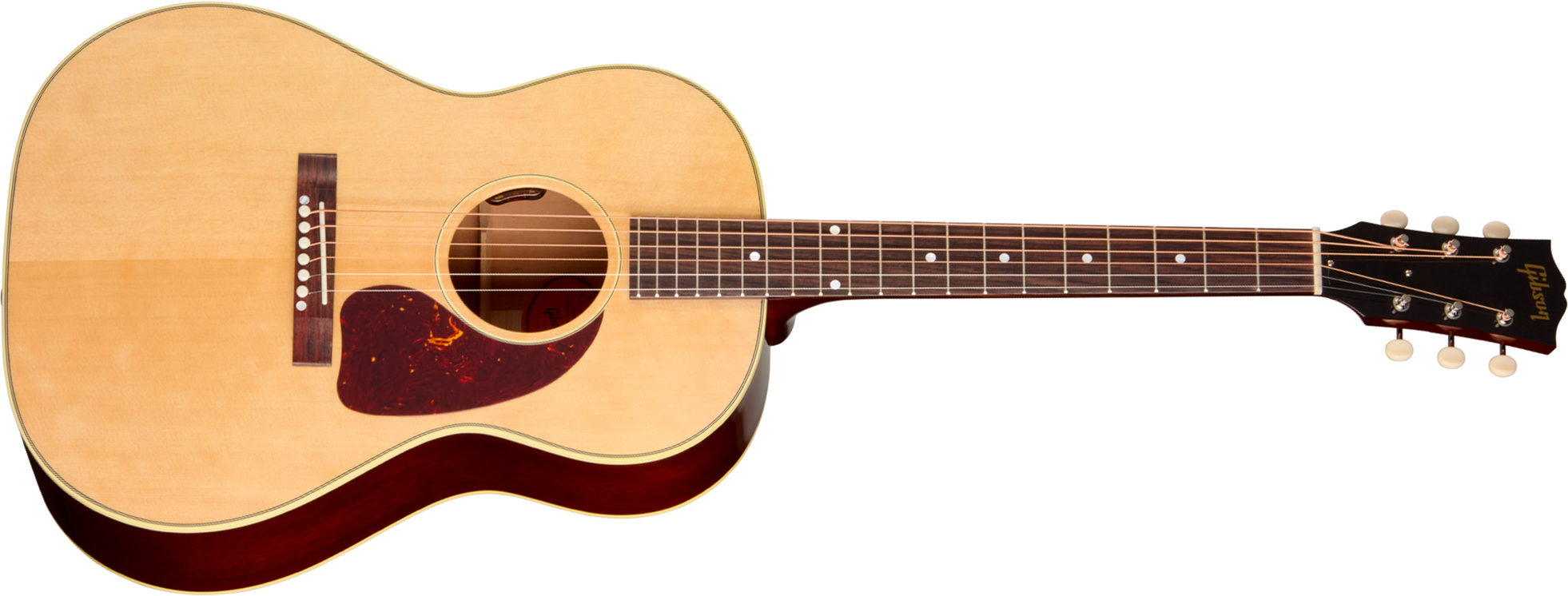 Gibson Lg2 50s Original Concert Epicea Acajou Rw - Antique Natural - Guitarra folk - Main picture