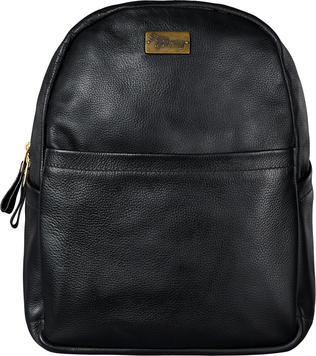 Gibson Lifton Leather Backpack Sac A Dos Cuir Black - Mochila publicitaria - Main picture