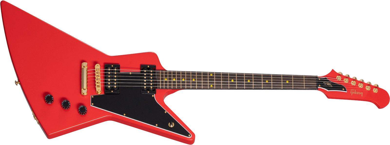 Gibson Lzzy Hale Explorerbird Signature 2h Ht Rw - Cardinal Red - Guitarra electrica metalica - Main picture