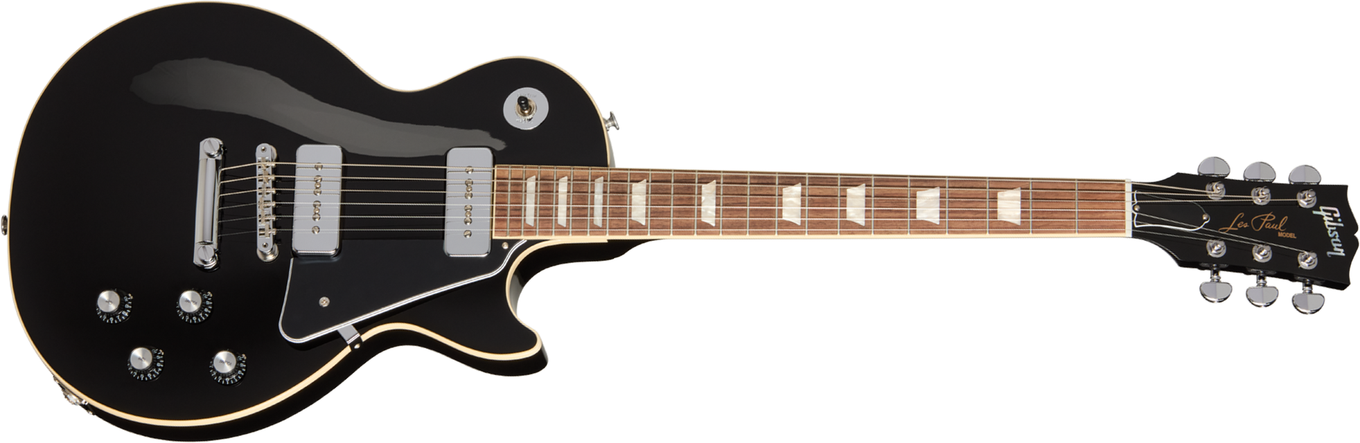 Gibson Noel Gallagher Les Paul Standard Signature 2h Ht Rw - Ebony - Guitarra eléctrica de autor - Main picture