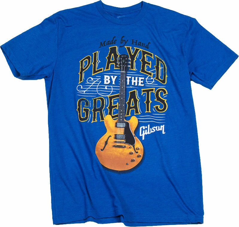 Gibson Played By The Greats T Extra Large Royal Blue - Xl - Camiseta - Main picture