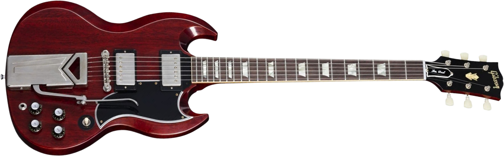 Gibson Sg Les Paul 1961 60th Ann. 2h Trem Rw - Vos Cherry Red - Guitarra eléctrica de doble corte - Main picture
