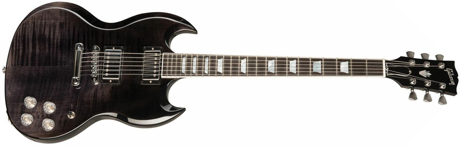 Gibson Sg Modern Modern 2h Ht Eb - Trans Black Fade - Guitarra eléctrica de doble corte - Main picture