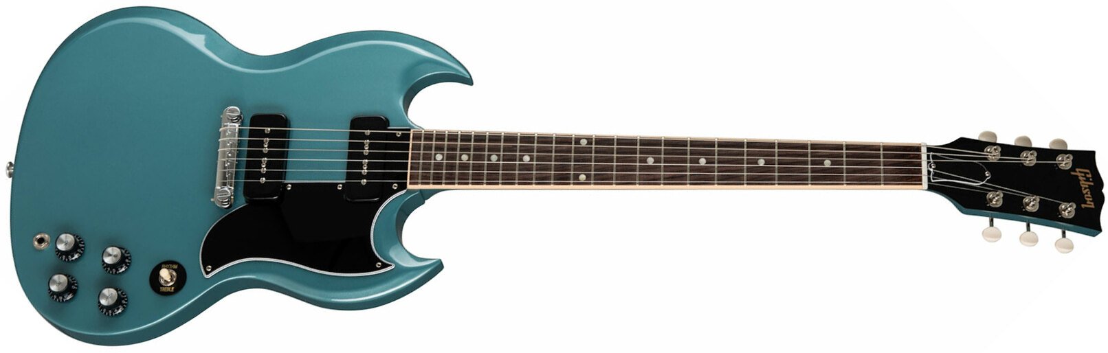 Gibson Sg Special Original P90 - Pelham Blue - Guitarra electrica retro rock - Main picture