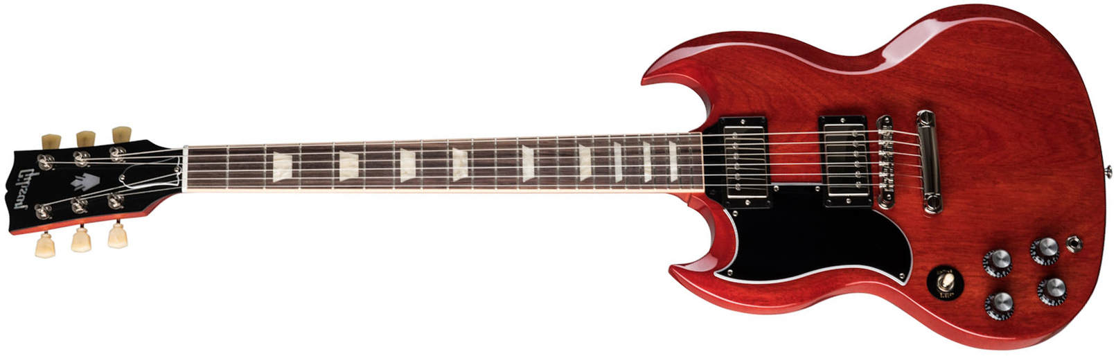 Gibson Sg Standard '61 Lh Gaucher 2h Ht Rw - Vintage Cherry - Guitarra electrica para zurdos - Main picture