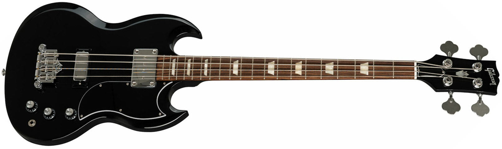 Gibson Sg Standard Bass Original Short Scale Rw - Ebony - Bajo eléctrico de cuerpo sólido - Main picture