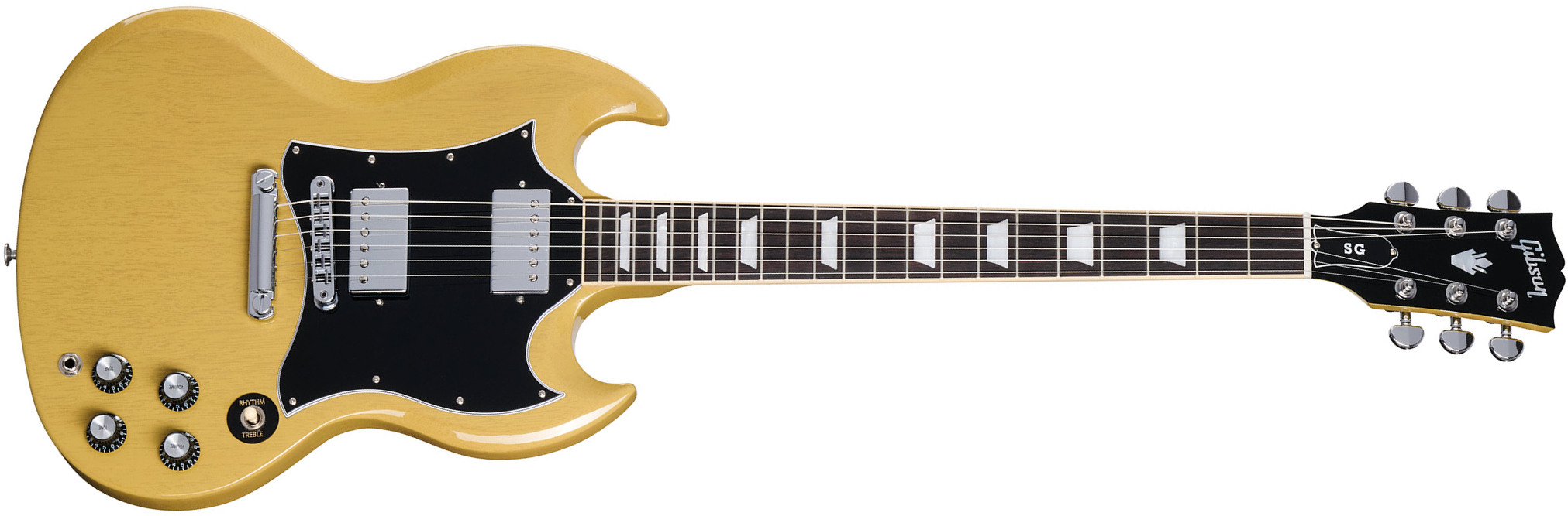 Gibson Sg Standard Custom Color 2h Ht Rw - Tv Yellow - Guitarra eléctrica de doble corte - Main picture