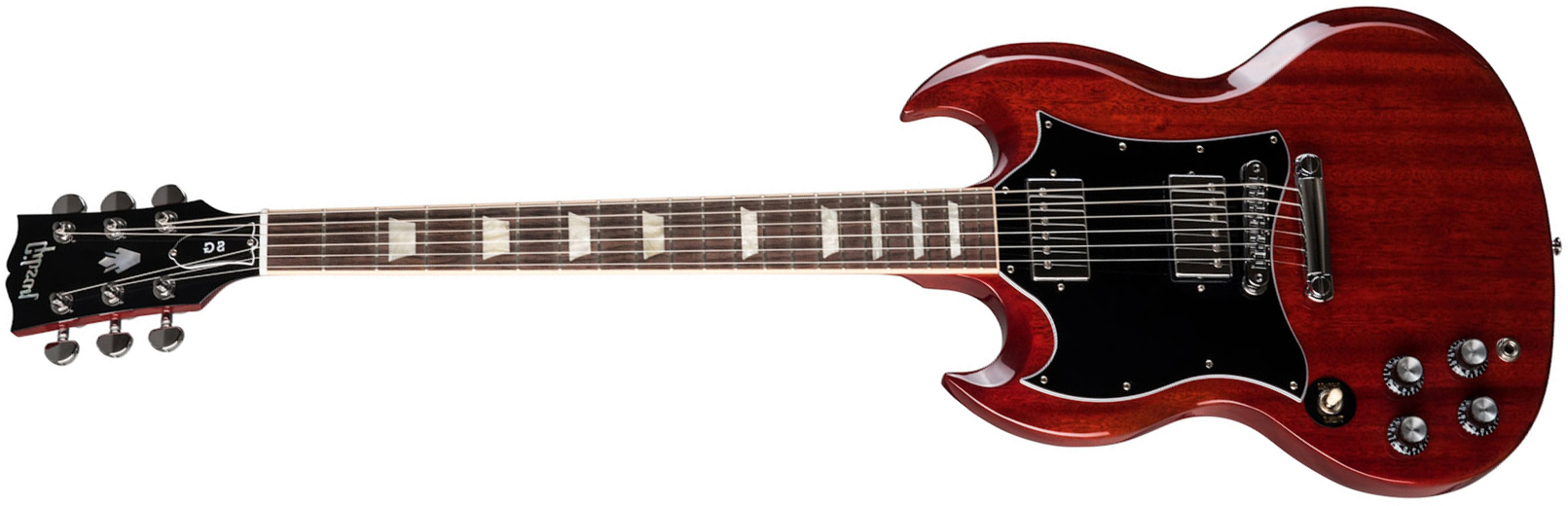 Gibson Sg Standard Lh Gaucher 2h Ht Rw - Heritage Cherry - Guitarra electrica para zurdos - Main picture