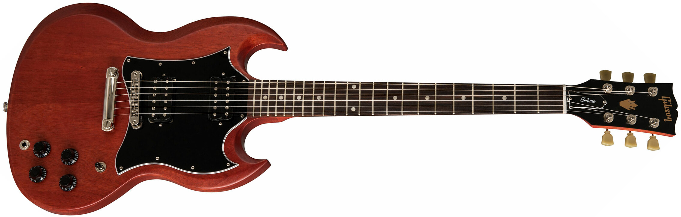 Gibson Sg Standard Tribute - Vintage Cherry Satin - Guitarra eléctrica de doble corte - Main picture
