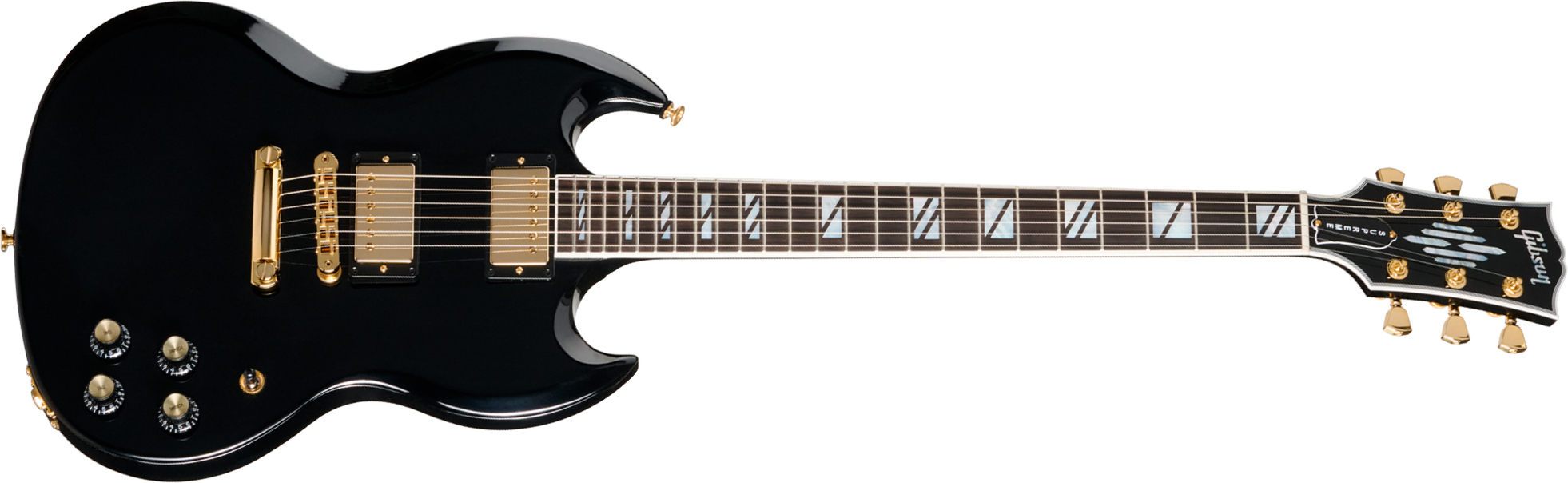 Gibson Sg Supreme Modern 2h Ht Eb - Ebony - Guitarra eléctrica de doble corte - Main picture