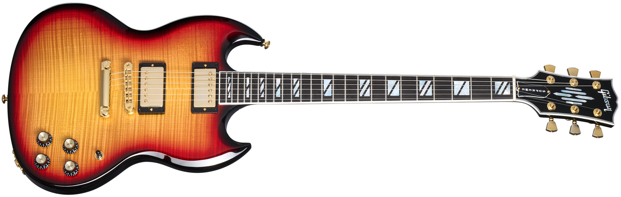Gibson Sg Supreme Usa 2h Ht Rw - Fireburst - Guitarra eléctrica de doble corte - Main picture