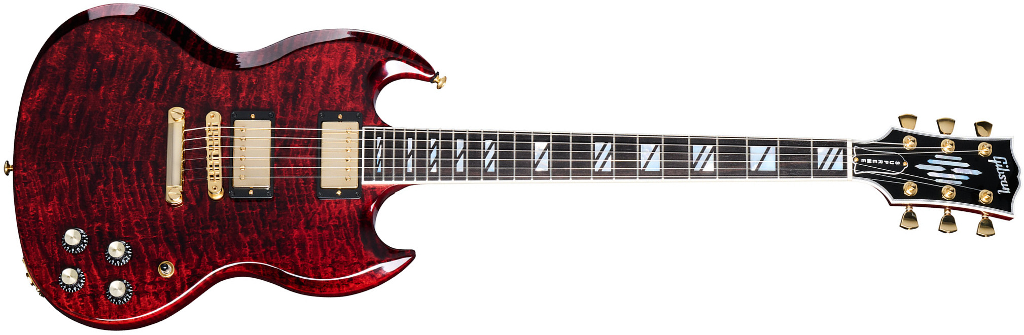 Gibson Sg Supreme Usa 2h Ht Rw - Wine Red - Guitarra eléctrica de doble corte - Main picture