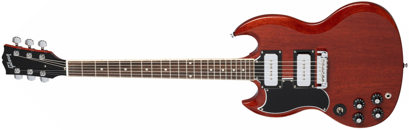 Gibson Sg Tony Iommi Special Lh Gaucher Signature 2p90 Ht Rw - Vintage Cherry - Guitarra electrica para zurdos - Main picture