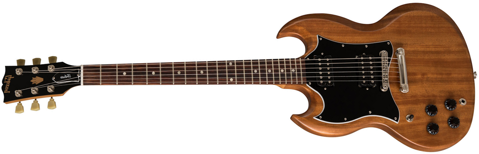 Gibson Sg Tribute Lh Modern Gaucher 2h Ht Rw - Natural Walnut - Guitarra electrica para zurdos - Main picture