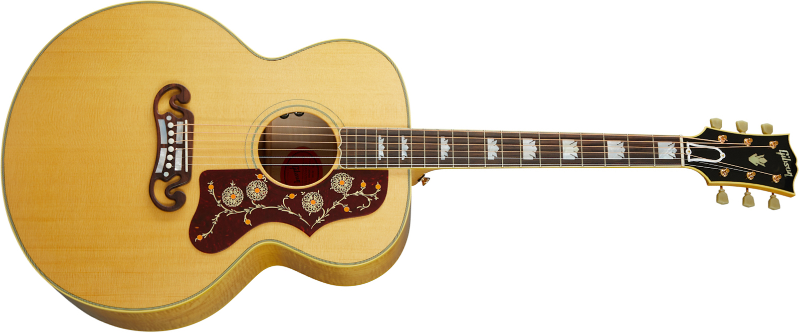 Gibson Sj-200 Original 2020 Super Jumbo Epicea Erable Rw - Antique Natural - Guitarra electro acustica - Main picture