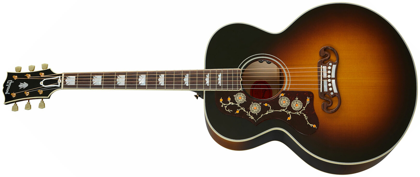 Gibson Sj-200 Original Gaucher 2020 Super Jumbo Epicea Erable Rw - Vintage Sunburst - Guitarra acústica & electro - Main picture