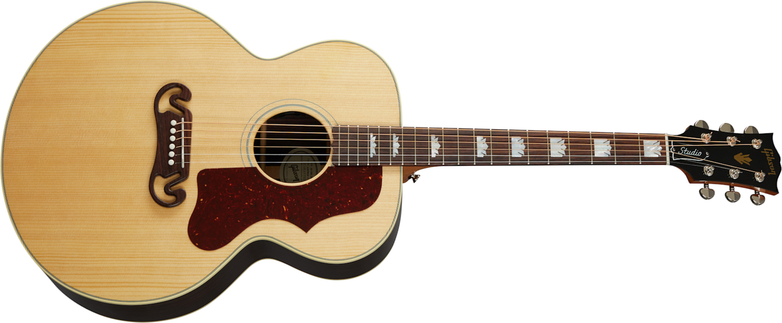 Gibson Sj-200 Studio Rosewood 2020 Super Jumbo Epicea Palissandre Rw - Antique Natural - Guitarra electro acustica - Main picture