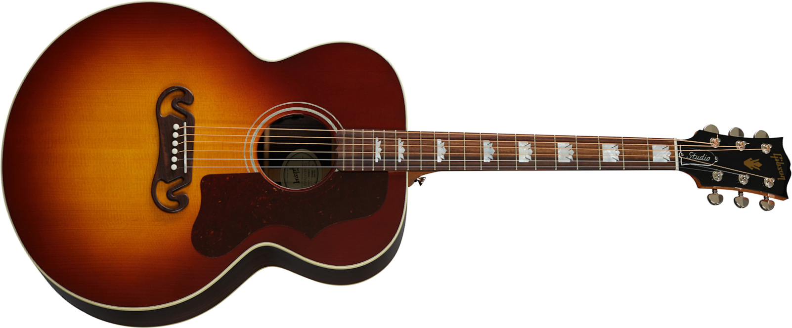 Gibson Sj-200 Studio Rosewood 2020 Super Jumbo Epicea Palissandre Rw - Burst - Guitarra electro acustica - Main picture