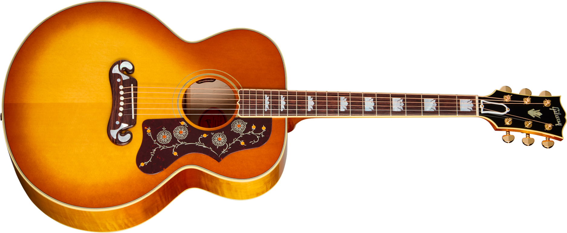 Gibson Sj200 Original (baggs Hifi Dna) Jumbo Epicea Erable Rw - Heritage Cherry Sunburst - Guitarra folk - Main picture