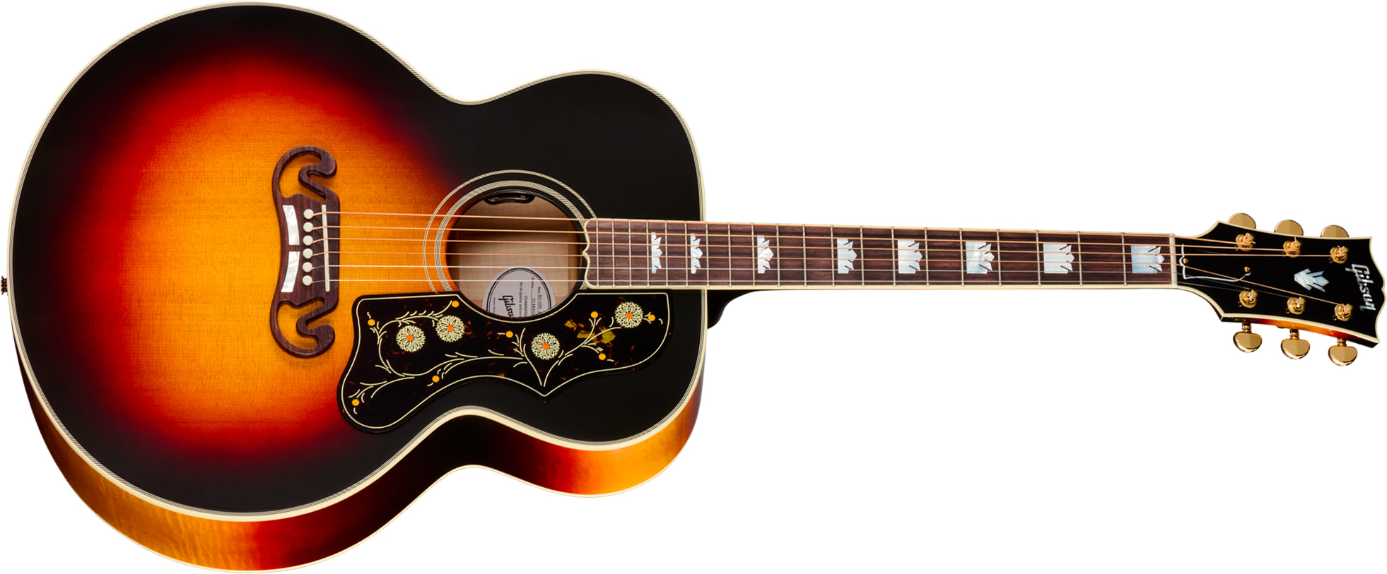 Gibson Sj200 Standard Maple (baggs Hifi Dna) Jumbo Epicea Erable Rw - Tri Burst - Guitarra folk - Main picture