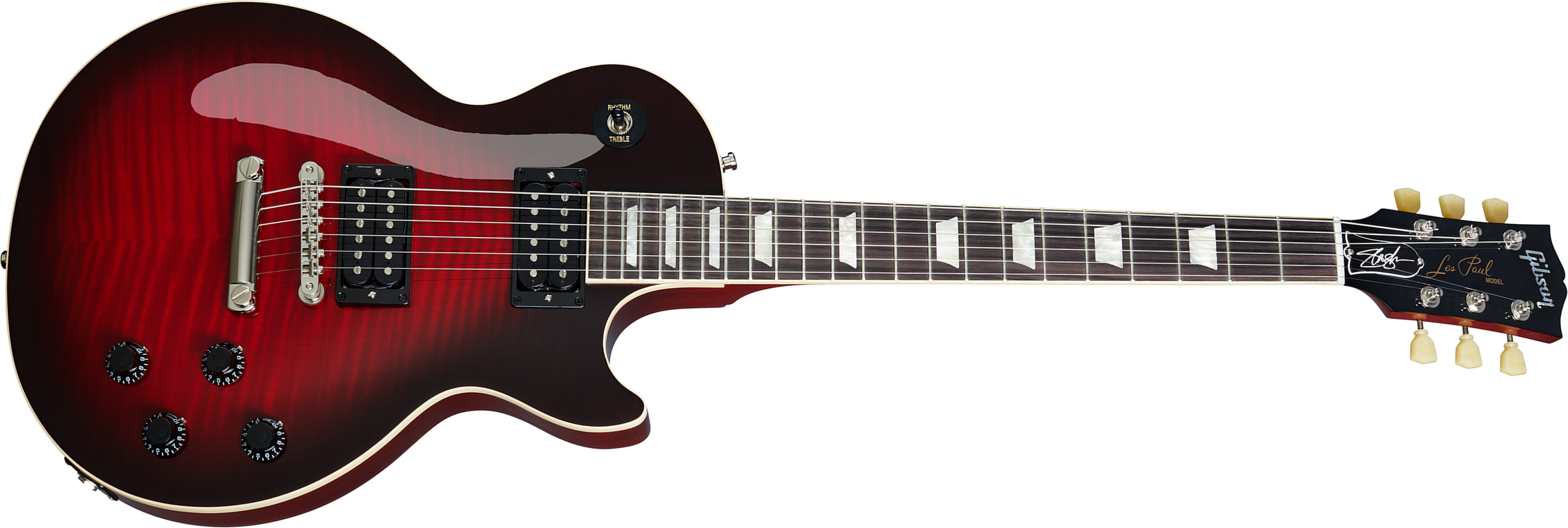 Gibson Slash Les Paul Standard 50's 2020 Original Signature 2h Ht Rw - Vermillion Burst - Guitarra eléctrica de corte único. - Main picture