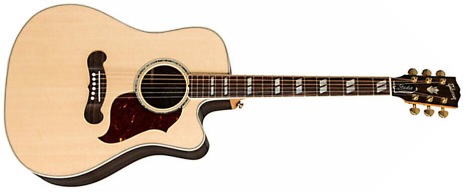 Gibson Songwriter Cutaway 2019 Dreadnought Epicea Palissandre Rw - Antique Natural - Guitarra electro acustica - Main picture