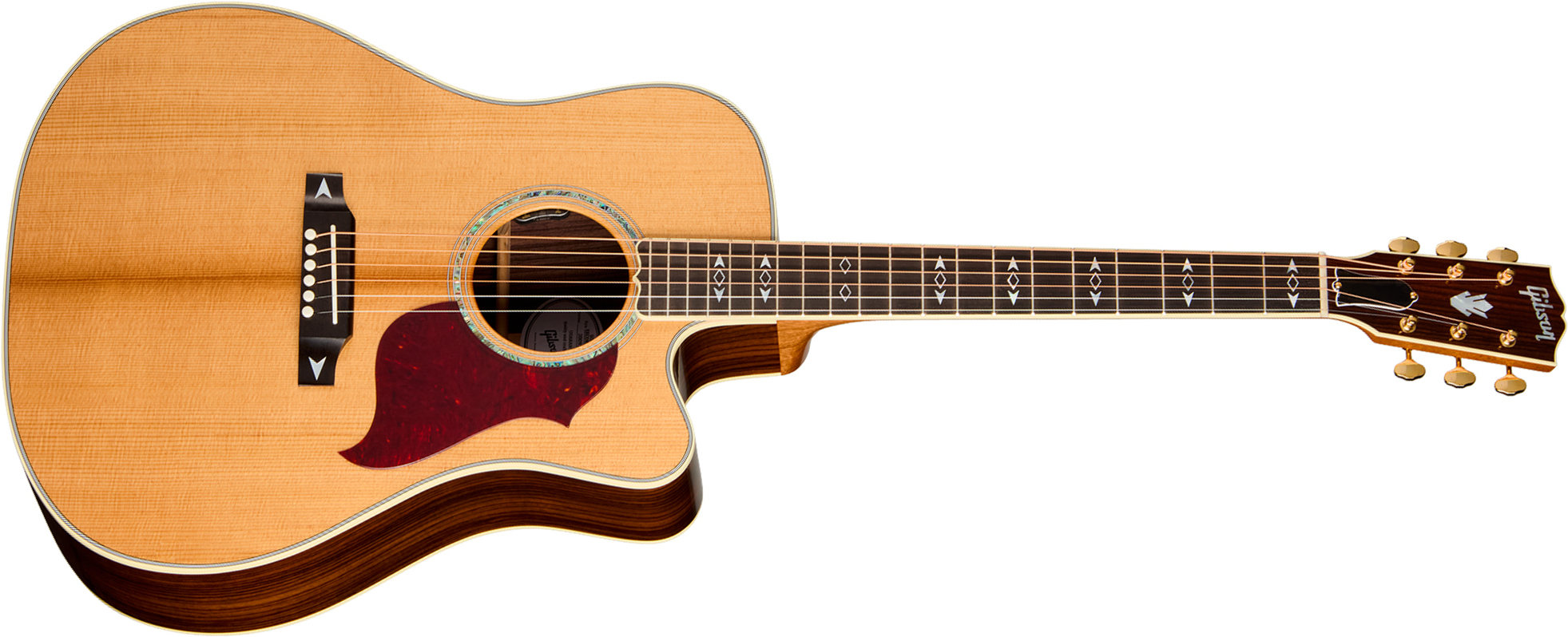 Gibson Songwriter Recording Artist Dreadnought Cw Epicea Palissandre Eb - Antique Natural - Guitarra folk - Main picture