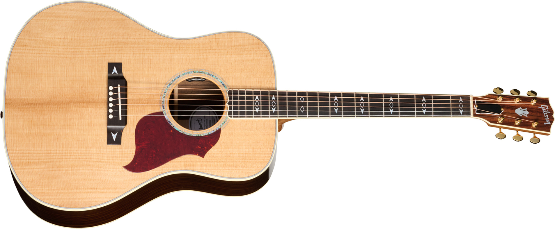 Gibson Songwriter Recording Artist Dreadnought Epicea Palissandre Rw - Antique Natural - Guitarra folk - Main picture