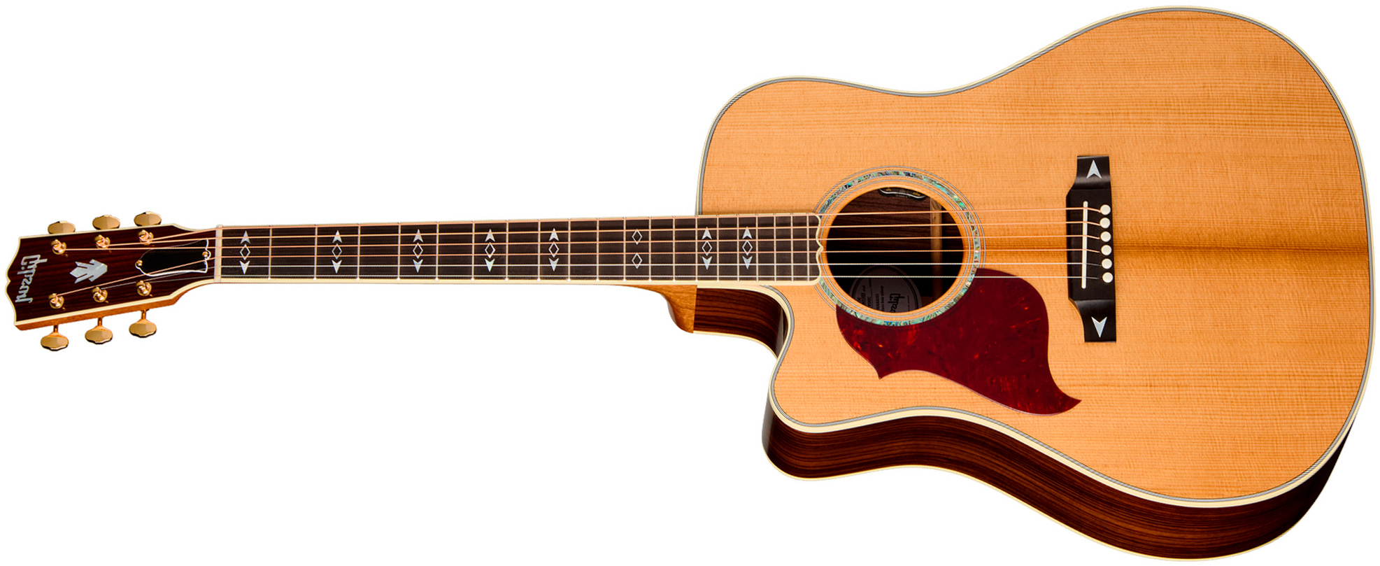 Gibson Songwriter Recording Artist Lh (baggs Hifi Dna) Dreadnought Cw Gaucher Epicea Palissandre Eb - Antique Natural - Guitarra folk - Main picture