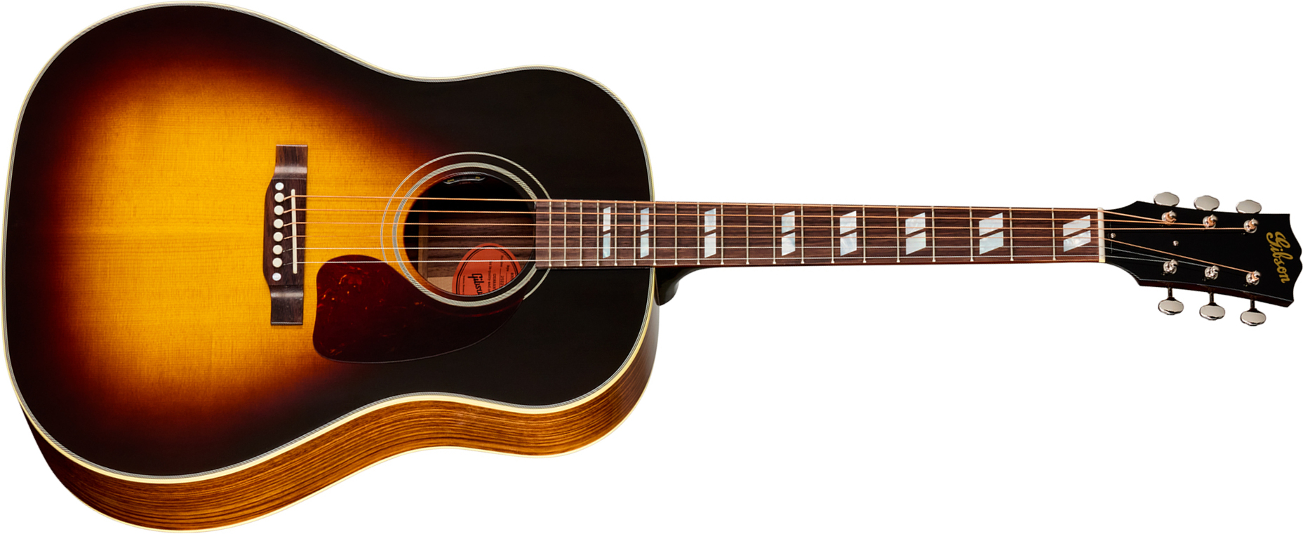 Gibson Southern Jumbo 40s Original (baggs Hifi Dna) Dreadnought Epicea Palissandre Rw - Vintage Sunburst - Guitarra folk - Main picture