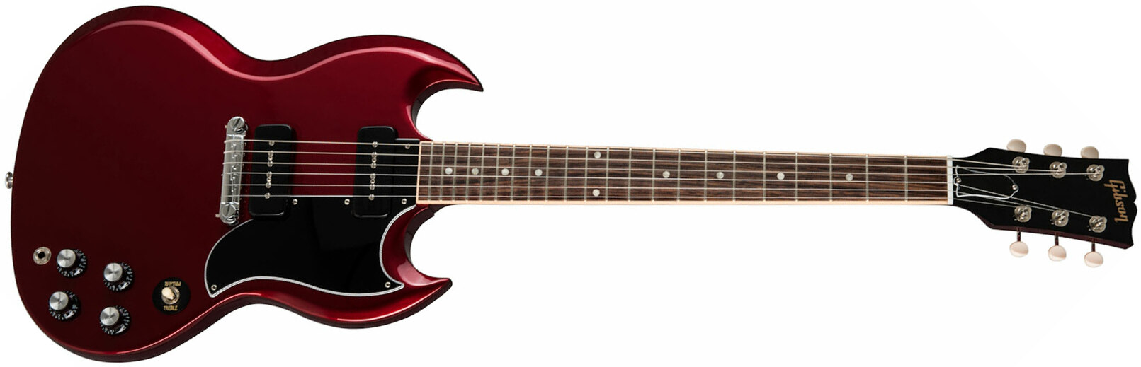 Gibson Sp Special Original 2p90 Ht Rw - Vintage Sparkling Burgundy - Guitarra electrica retro rock - Main picture