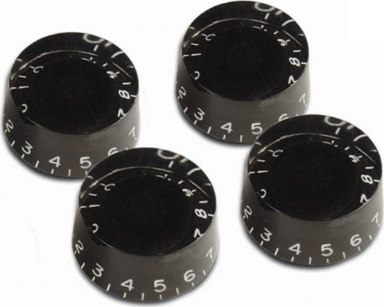 Gibson Speed Knobs 4 Pack Black - Botones - Main picture