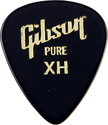 Gibson Standard Style Guitar Pick Rounded 351 Celluloid Extra Heavy - Púas - Main picture