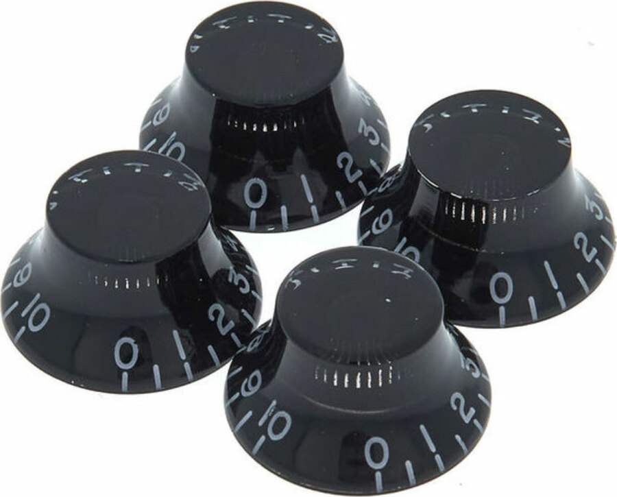 Gibson Top Hat Knobs 4-pack Black - Botones - Main picture