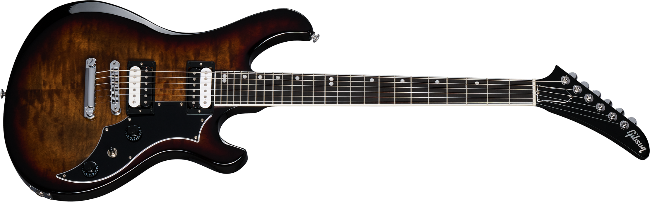 Gibson Victory Figured Top Usa 2h Ht Eb - Smokehouse Burst - Guitarra eléctrica de doble corte - Main picture