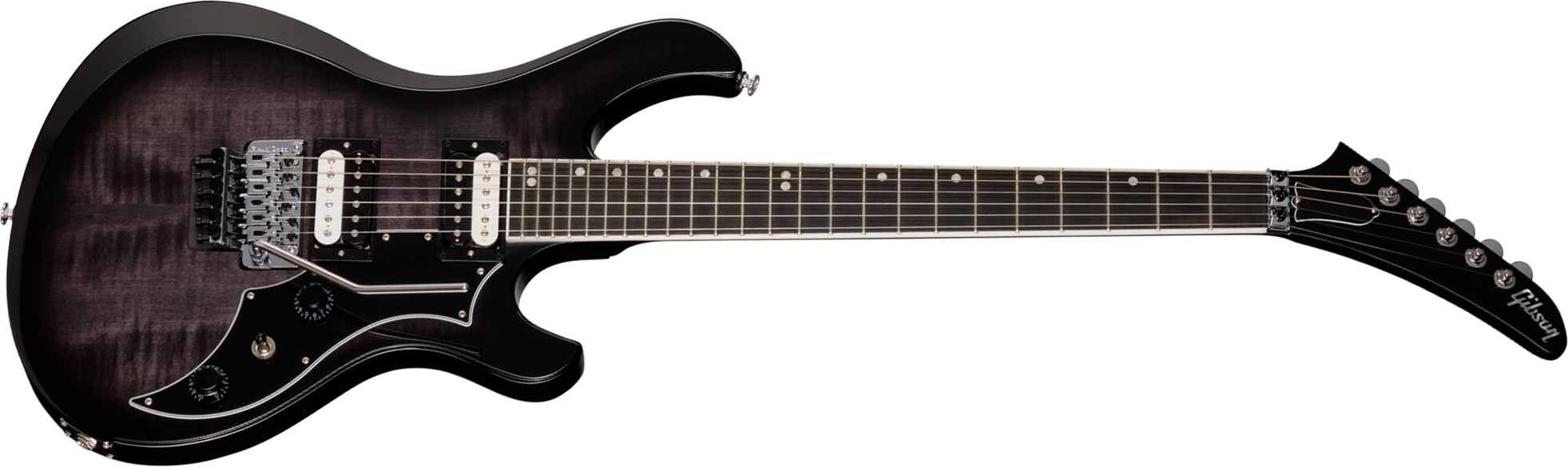 Gibson Victory Floyd Rose Usa 2h Fr Eb - Translucent Ebony Burst - Guitarra eléctrica de doble corte - Main picture