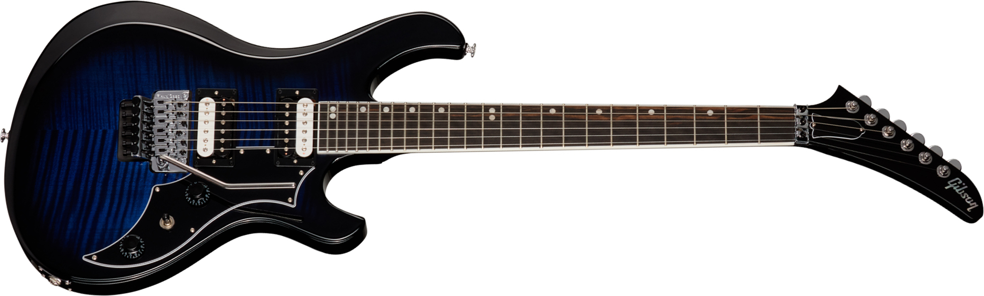 Gibson Victory Floyd Rose Usa 2h Fr Eb - Deep Ocean Burst - Guitarra eléctrica de doble corte - Main picture