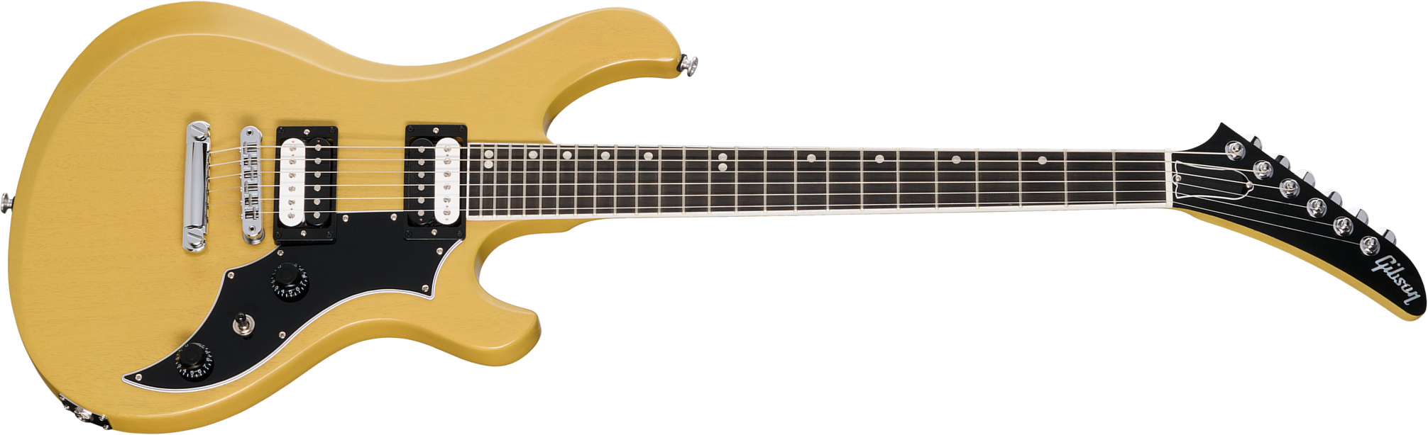 Gibson Victory Usa 2h Ht Eb - Tv Yellow Satin - Guitarra eléctrica de doble corte - Main picture