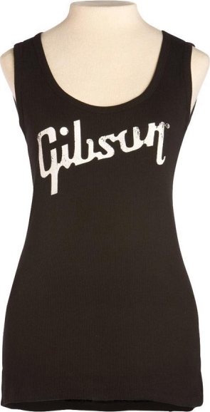 Gibson Womens Tank Top Classic Logo Black L Large - L - Camiseta - Main picture