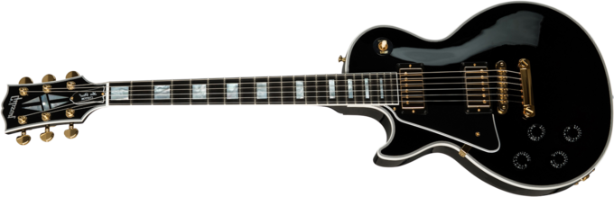 Gibson Custom Shop Les Paul Custom Zurdo - Ebony