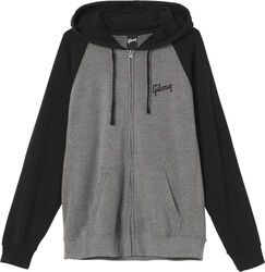 Sudadera Gibson Logo Full-Zip Hoodie Medium - Grey - M