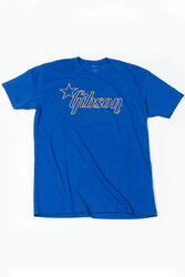 Camiseta Gibson Star T Medium Blue